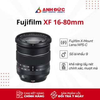 Ống Kính Fujifilm XF 16-80mm F4 R OIS WR (Bản Tách Kit) - Hàng Chính Hãng BH 18 Tháng