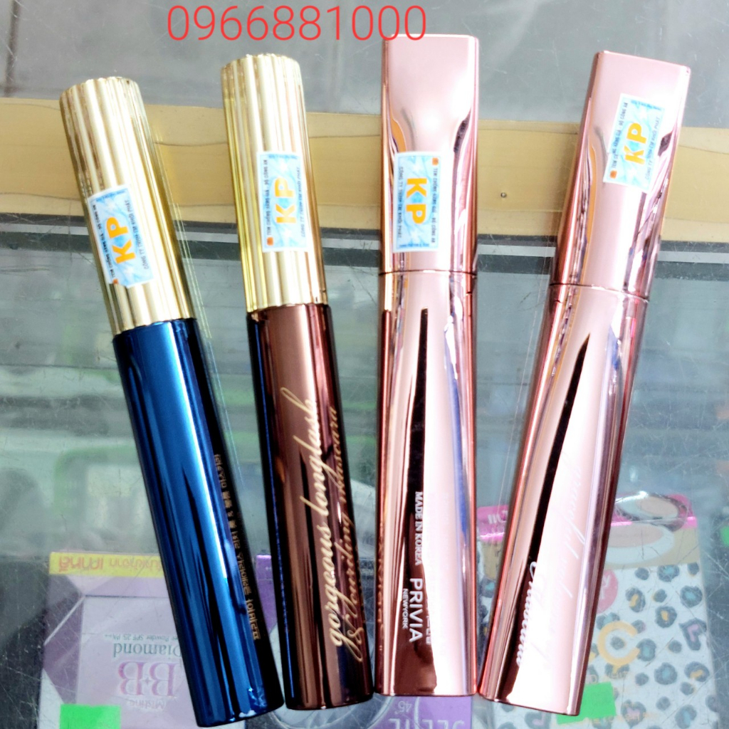 Privia Mascara 7ml và 10ml Làm Dày, Dài, Cong Mi Và Lâu Trôi