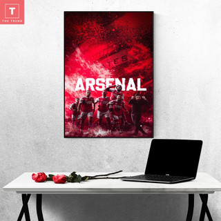 Arsenal, decal,poster dán tường chống thấm , Poster Arsenal dán tường mẫu mới