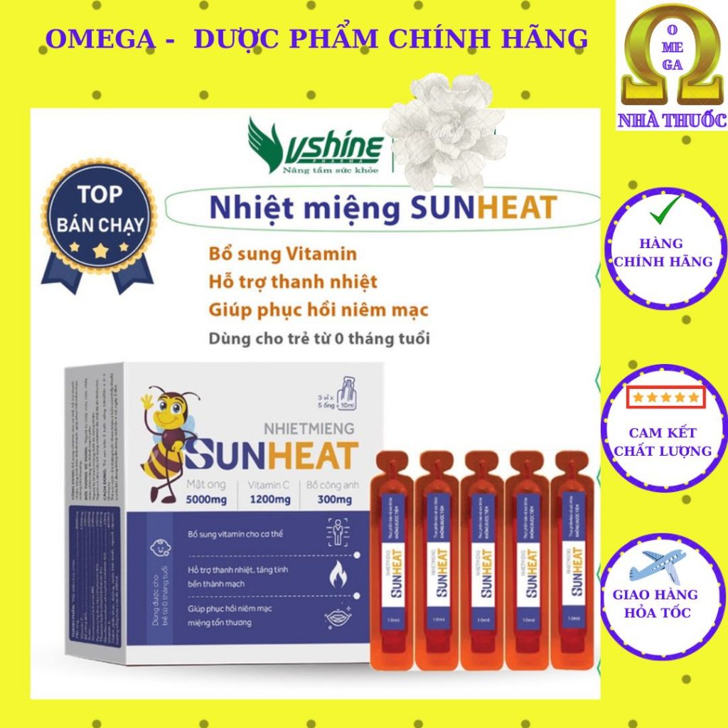 Nhiệt miệng Sunheat - Giải Pháp Hiệu Quả Cho Người Bị Nhiệt Miệng