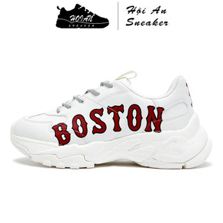 Giày MLB BOSTON Đỏ 1:1 Nam Nữ -  Sneaker Độn Cao Thể Thao Trắng [FREE SHIP + HỘP GIÀY + TÚI XÁCH + HỘP BẢO VỆ]