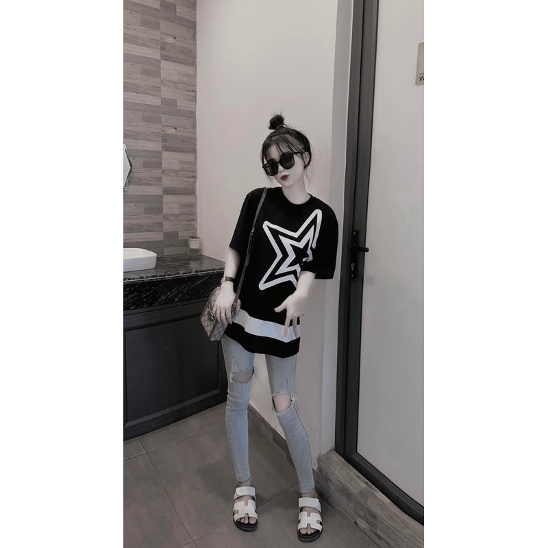 Áo thun đát in 2 mặt DA6