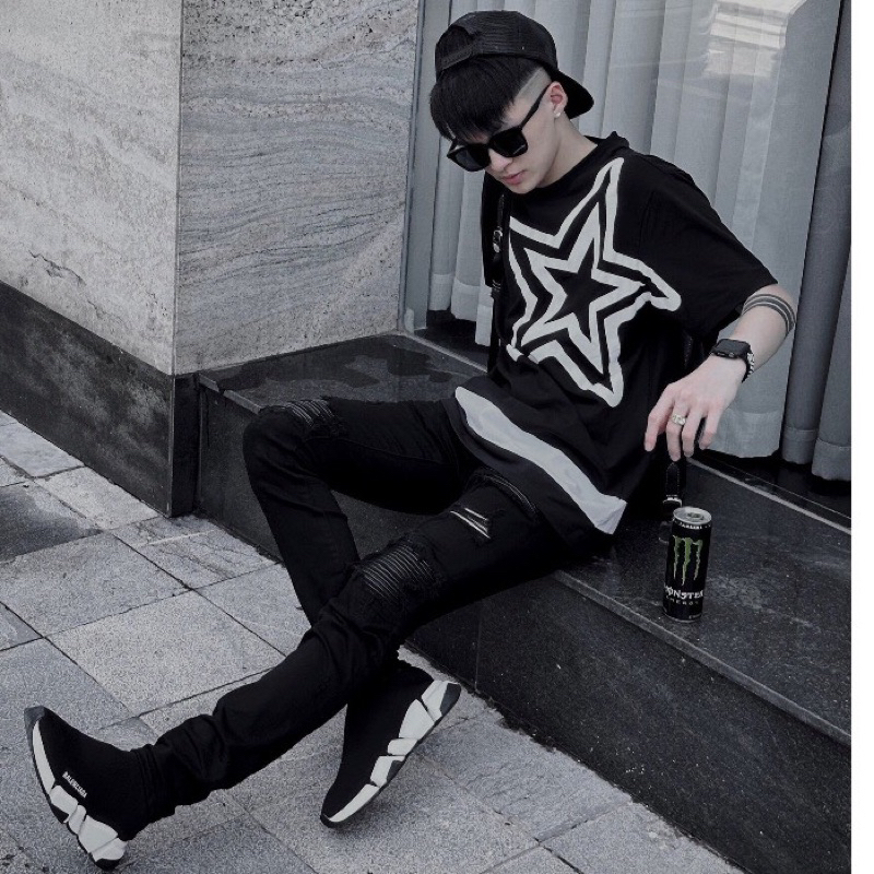 Áo thun đát in 2 mặt DA6