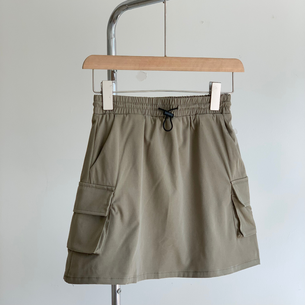 Chân váy cargo thiết kế túi hộp dây rút TKC25 LOLLIE STUDIO