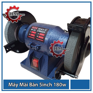Mài mài 2 đầu đá 125, đường kính 125mm, công suất 180w - Máy mài 2 đá, máy mài mũi khoan, dao kéo đa năng