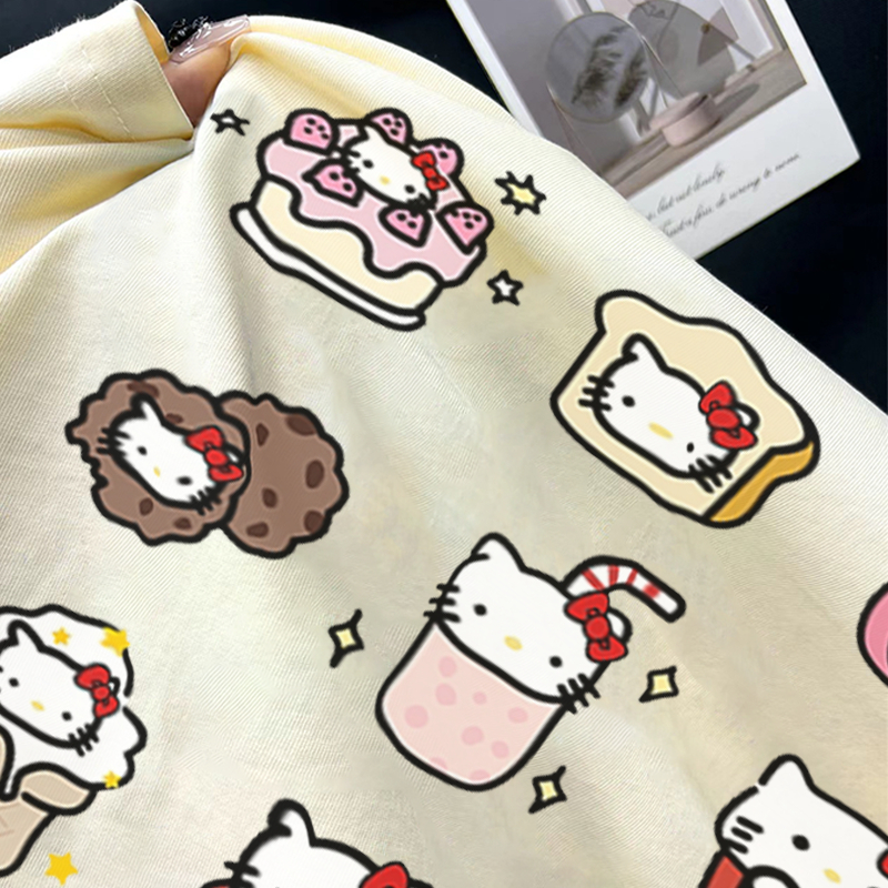 SALMO áo phông nữ form rộng quả mơ 220g local brand mùa hè áo thun 3158 unisex 100%Cotton