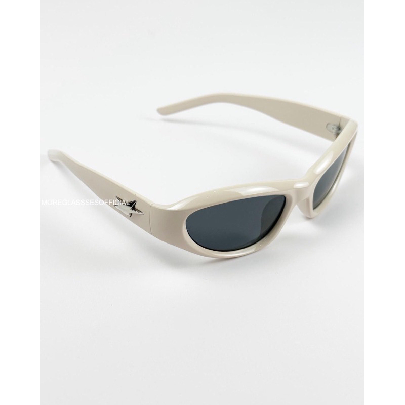 Kính mát có sẵn MOREGLASSES hoạ tiết ngôi sao phong cách thời trang nam nữ Y2K Punk 2023 chống UV 400 ảnh thật