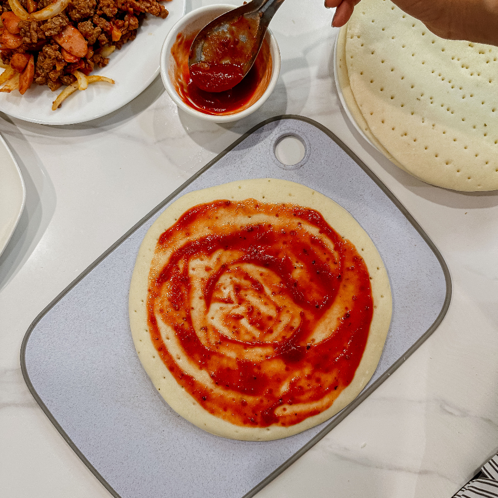 Đế Bánh Pizza Duchee Size 20cm Vỏ Mỏng, Thơm Ngon, Nguyên Liệu Tự Làm Pizza Tại Nhà