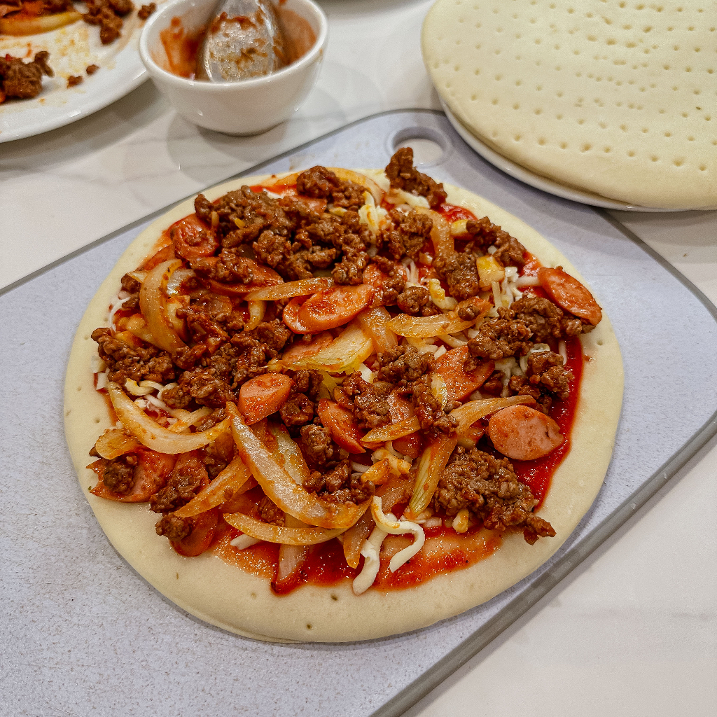 Đế Bánh Pizza Duchee Size 20cm Vỏ Mỏng, Thơm Ngon, Nguyên Liệu Tự Làm Pizza Tại Nhà