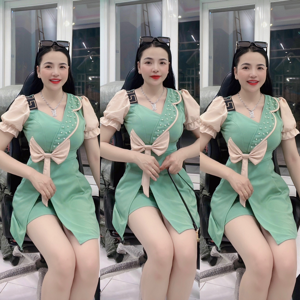 SÉT ÁO PHÔM DÀI KÈM QUẦN ĐÙI-MẶC TÔN DÁNG