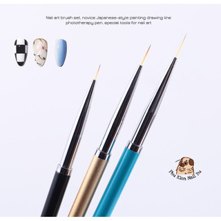 Bộ 3 cọ râu vẽ nét vẽ hoa