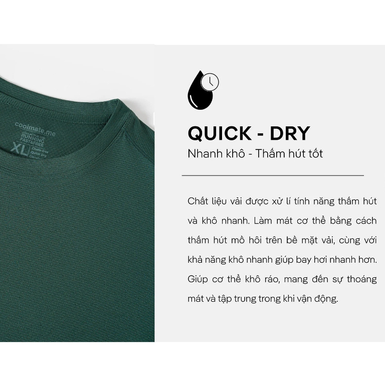 Áo Thun chạy bộ basic Coolmate