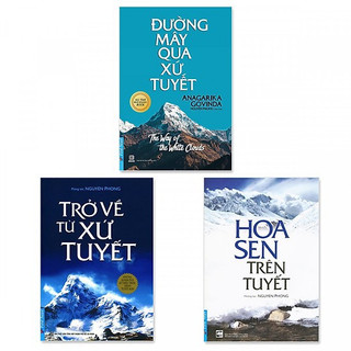 Sách combo đường mây qua xứ tuyết, trở về từ xứ tuyết, hoa sen trên tuyết