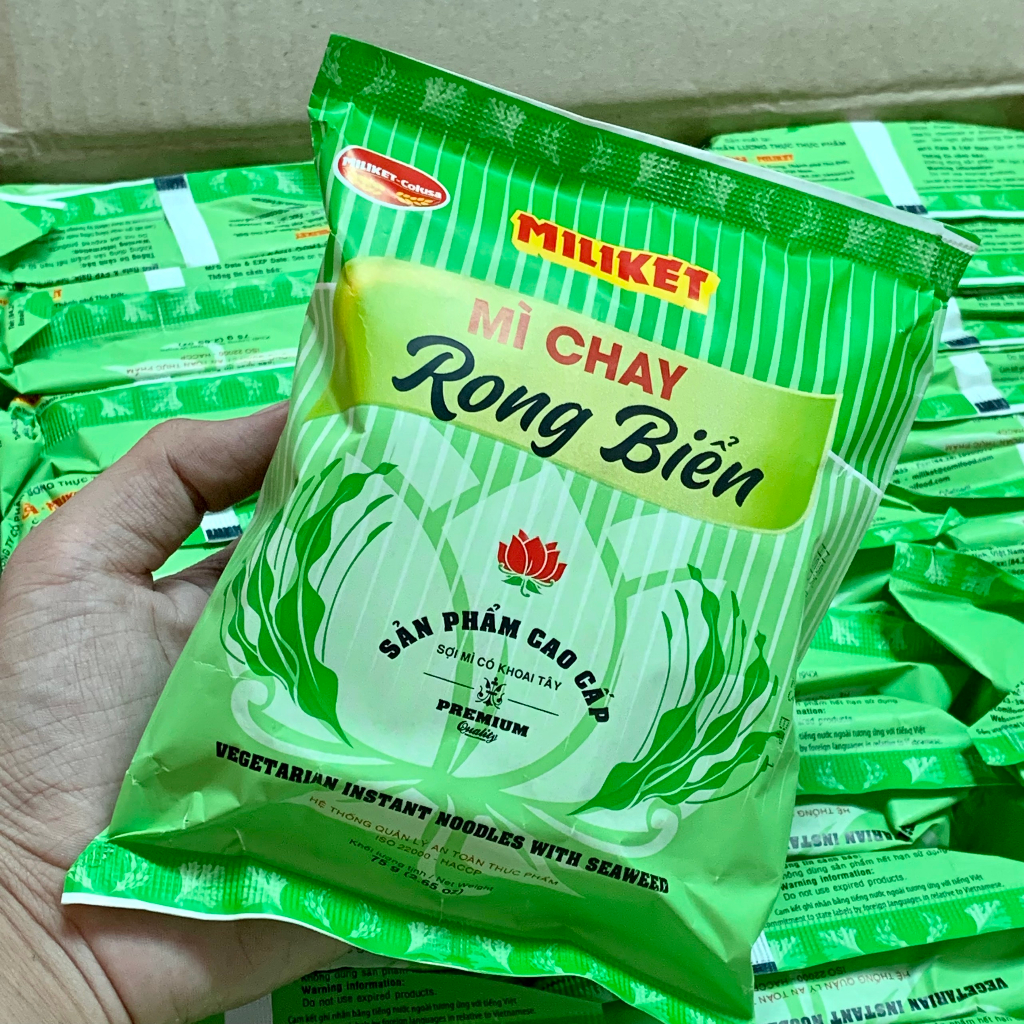 Mì Chay Rong Biển Miliket Ngon Dễ Ăn - Thùng 30 gói - FoodMap