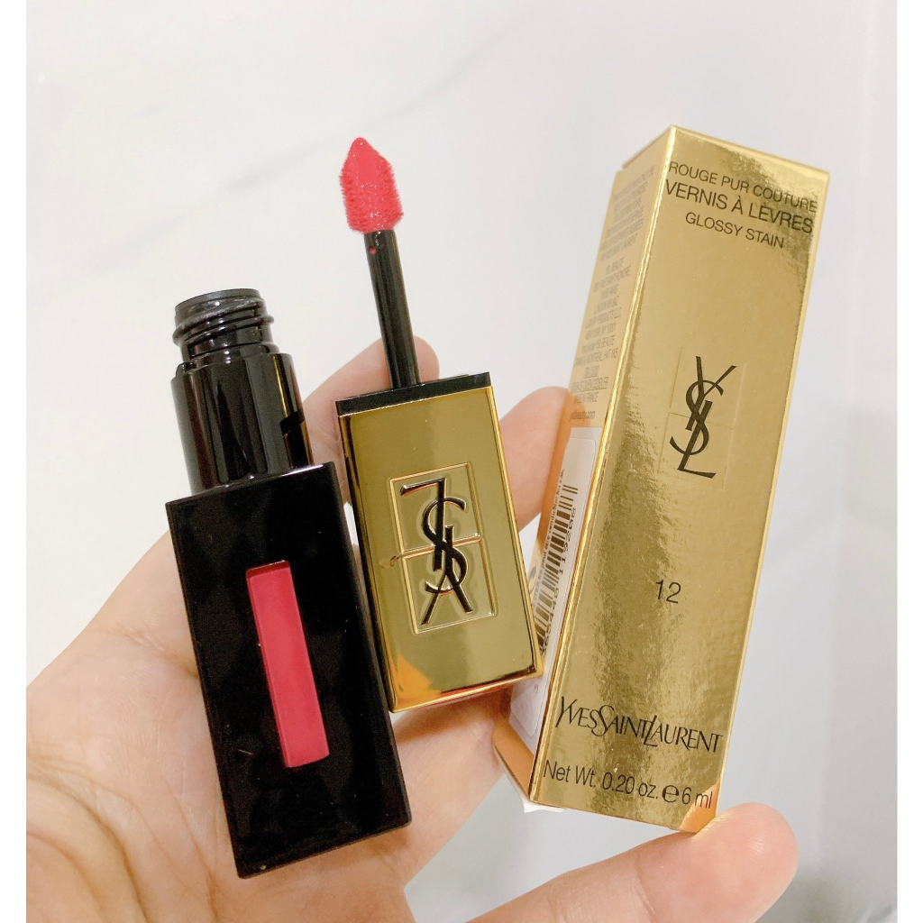 Son kem kết hợp dưỡng Glossy Stain màu 12