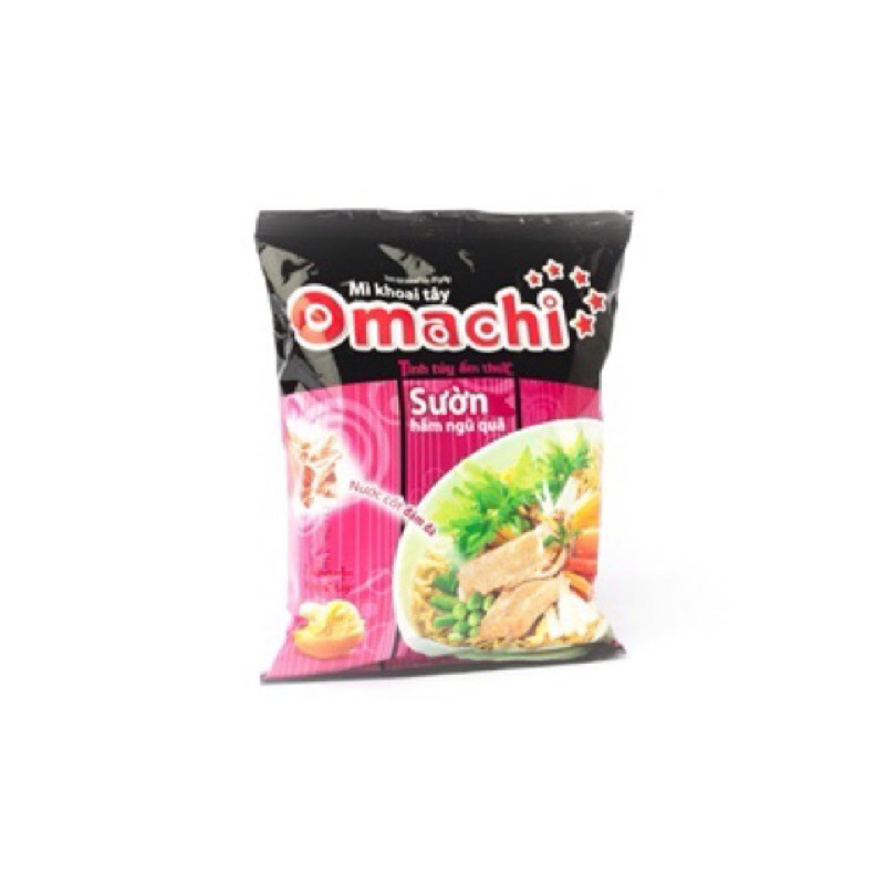 Mì Khoai Tây Omachi Sườn/Bò hầm 30 gói x 75g