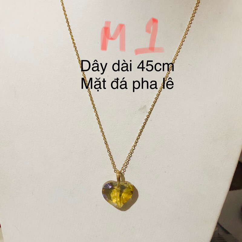 Trang sức si nhật. DÂY CHUYỀN NỮ NHIỀU MẪU ĐỒNG GIÁ 50k ms AG7