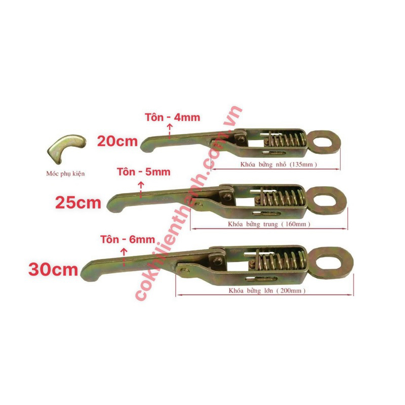 Khoá thùng xe ô tô tải