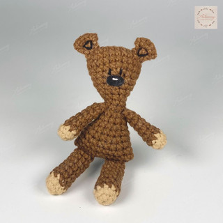 Móc khoá gấu teddy bears handmade [ảnh thật phía sau]