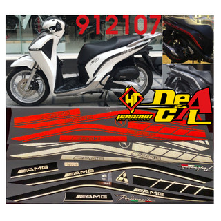 Tem xe sh đời 2016-2019 - mã 912107 - tem phản quang cao cấp