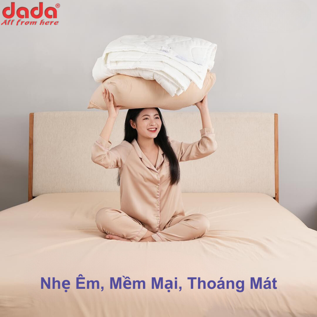 Chăn hè khách sạn cao cấp thương hiệu DADA cotton êm mềm thoáng mát thích hợp cho mùa hè - size 200x220