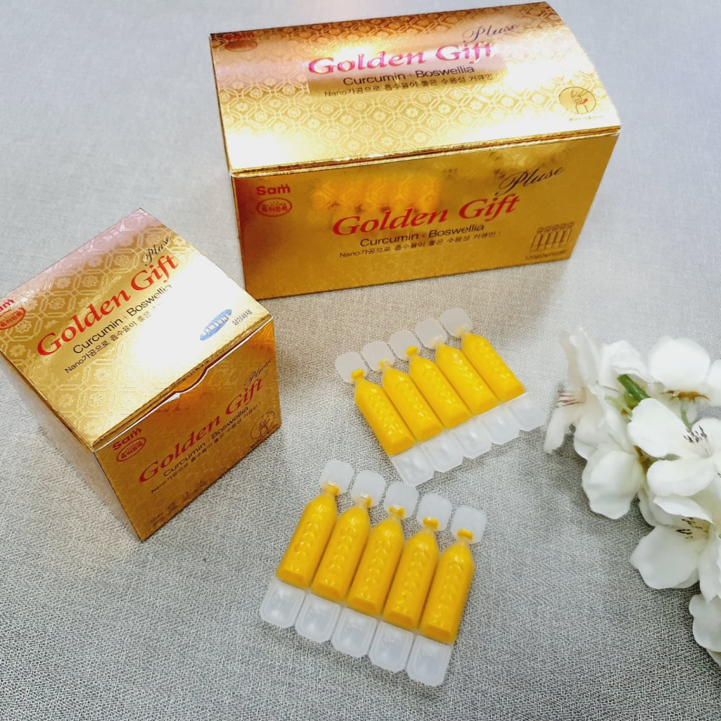 Tinh Nghệ Cao Cấp Nano Golden Gift Hàn Quốc 60 và 100 ống