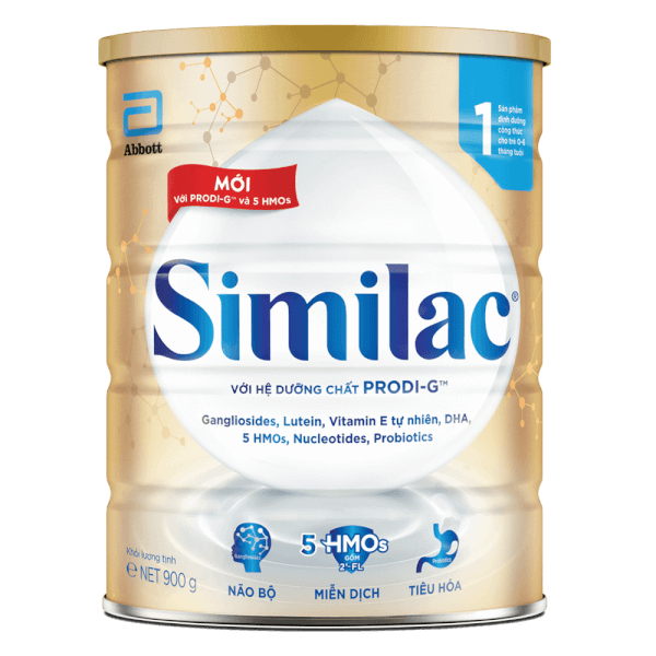 [ Date T11/24 ] Sữa bột Similac 1 900g đột phá dinh dưỡng 5G dành cho trẻ từ 0 đến 6 tháng tuổi