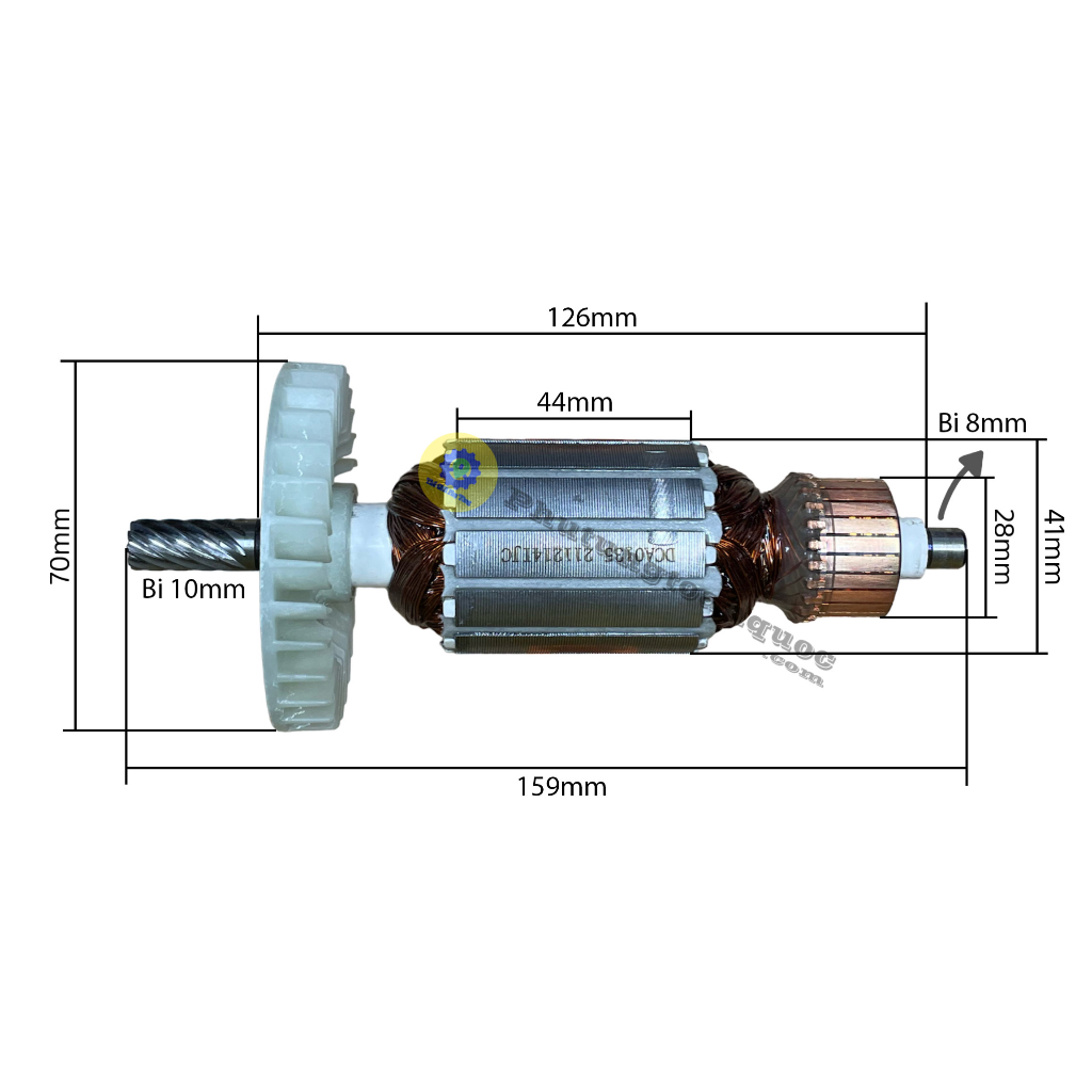 Rotor Máy Cưa Makita 5806B - 5704R Hoặc Máy DCA AMY02-185 | Ruột Máy Cưa Gỗ Makita 5806 Quấn 100% Dây Đồng