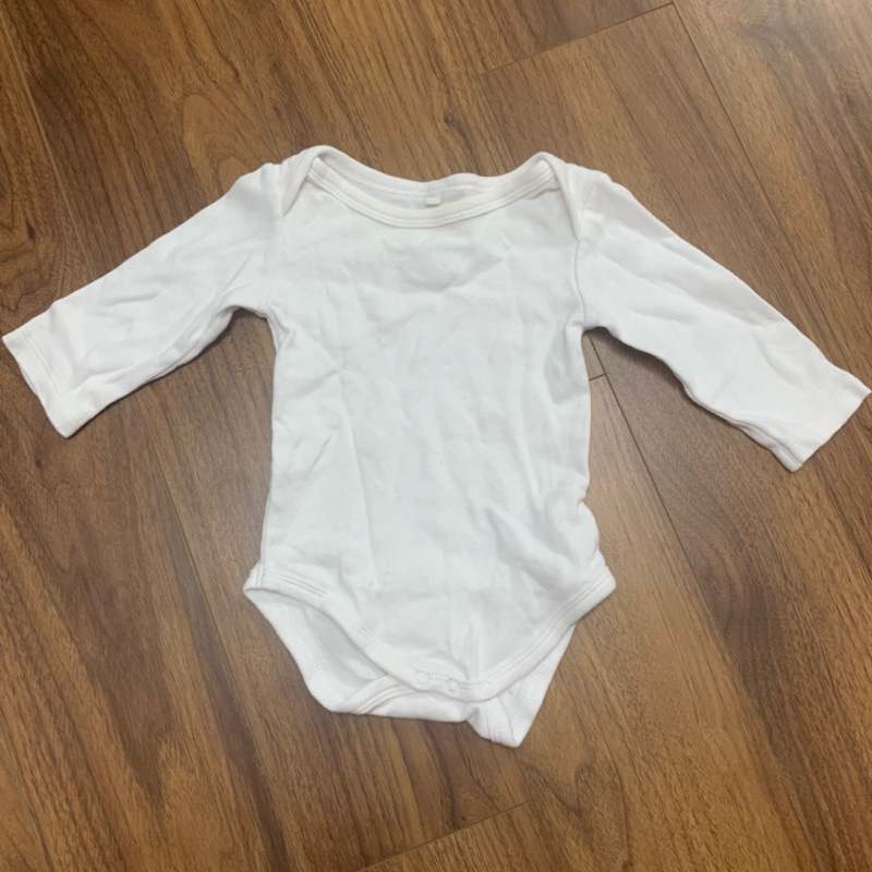 THANH LÝ BODYSUIT TRẮNG TRƠN CHO BÉ 0-6 MONTHS