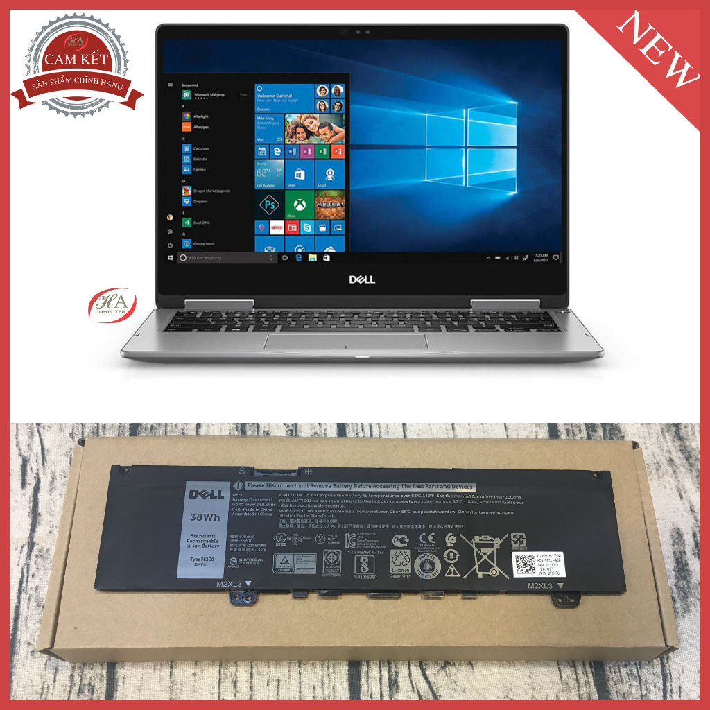 Pin Sạc dell Inspiron 7373 2-in-1