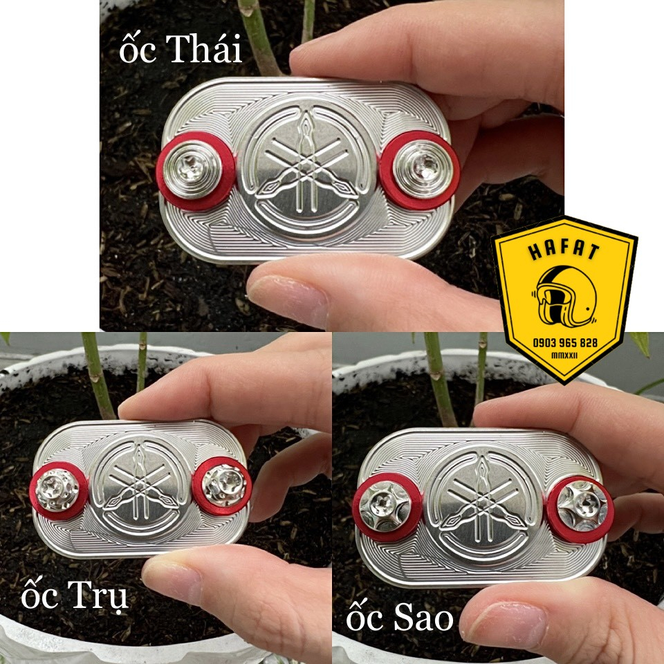 Nắp dầu inox304 CNC - Yoshi & Honda - Xéo & Ngang