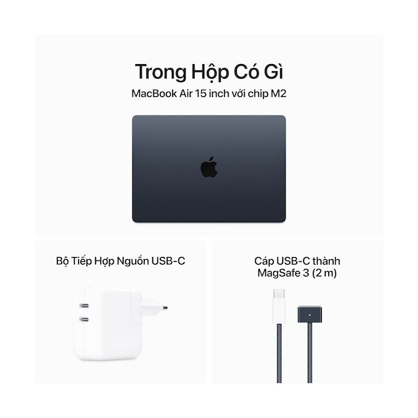 [Trả góp 0%] Apple Macbook Air M2 15.3 inch 8GB RAM 256GB SSD - Hàng Chính Hãng [Futureworld- AAR]