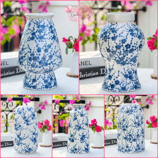 Bình hoa gốm sứ Bát Tràng phong cách Nhật nhiều mẫu cắm hoa decor trang trí phòng khách đẹp