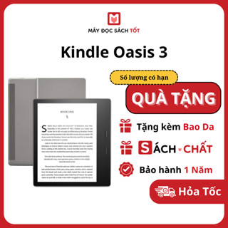Máy đọc sách Kindle Oasis 3 (Tặng tài khoản Pro sachchat)