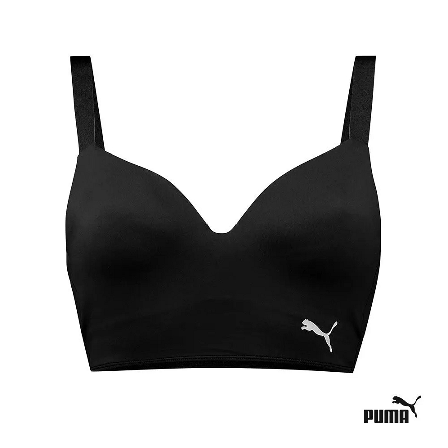 Puma Áo bơi Nữ dáng dài phong cách thể thao-Puma Swim Women Padded Longline Top
