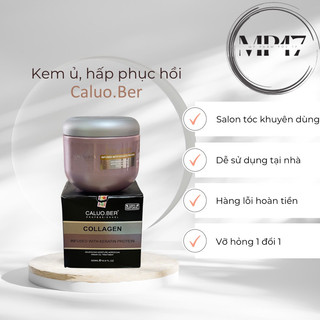 Kem hấp ủ tóc siêu mượt collagen Caluo.Ber 500ml