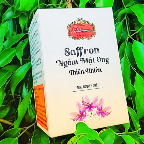 Hộp saffron Tây á ngâm mật ong đựng hũ 500ml và 350ml-380ml