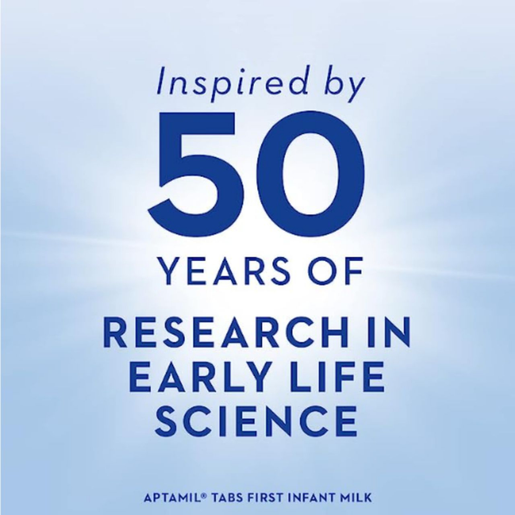 Sữa Aptamil UK dạng thanh số 1, sữa cô đặc hút chân không 24 thanh 600G 0M+ Monnie Kids