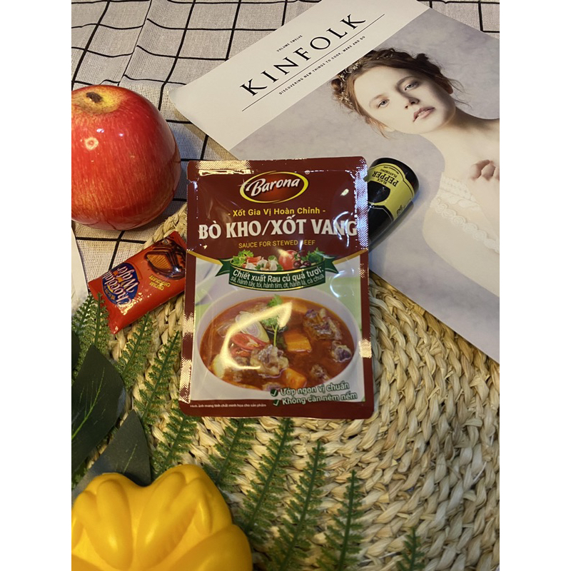 XỐT GIA VỊ HOÀN CHỈNH BARONA BÒ KHO