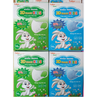 Khẩu trang Tulip dành cho trẻ em 3d kids