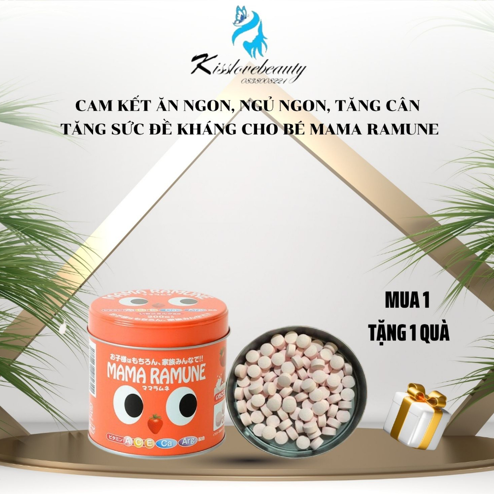 Biếng ăn Mama Ramune biếng ăn tâm lý ở trẻ em giúp ăn ngủ ngon tăng cân sức đề kháng cam kết an toàn cho bé[Tặng- máy]