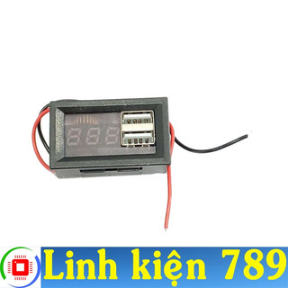 Đồng hồ đo điện áp ắc quy 12V Axit chì có USB sạc điện thoại