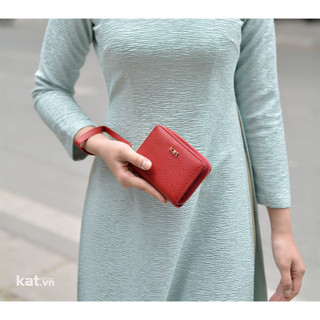 Ví nữ mini Kat - Daisy chất liệu da thật cao cấp