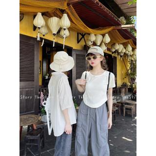 Áo babytee có logo sắt [STORY] A3164 (ảnh thật)
