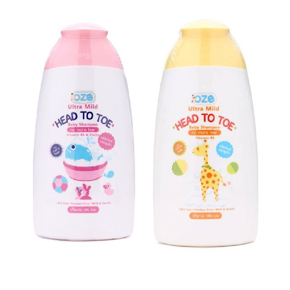 Sữa tắm gội trẻ em OZE Ultra Mild Head To Toe 180ml