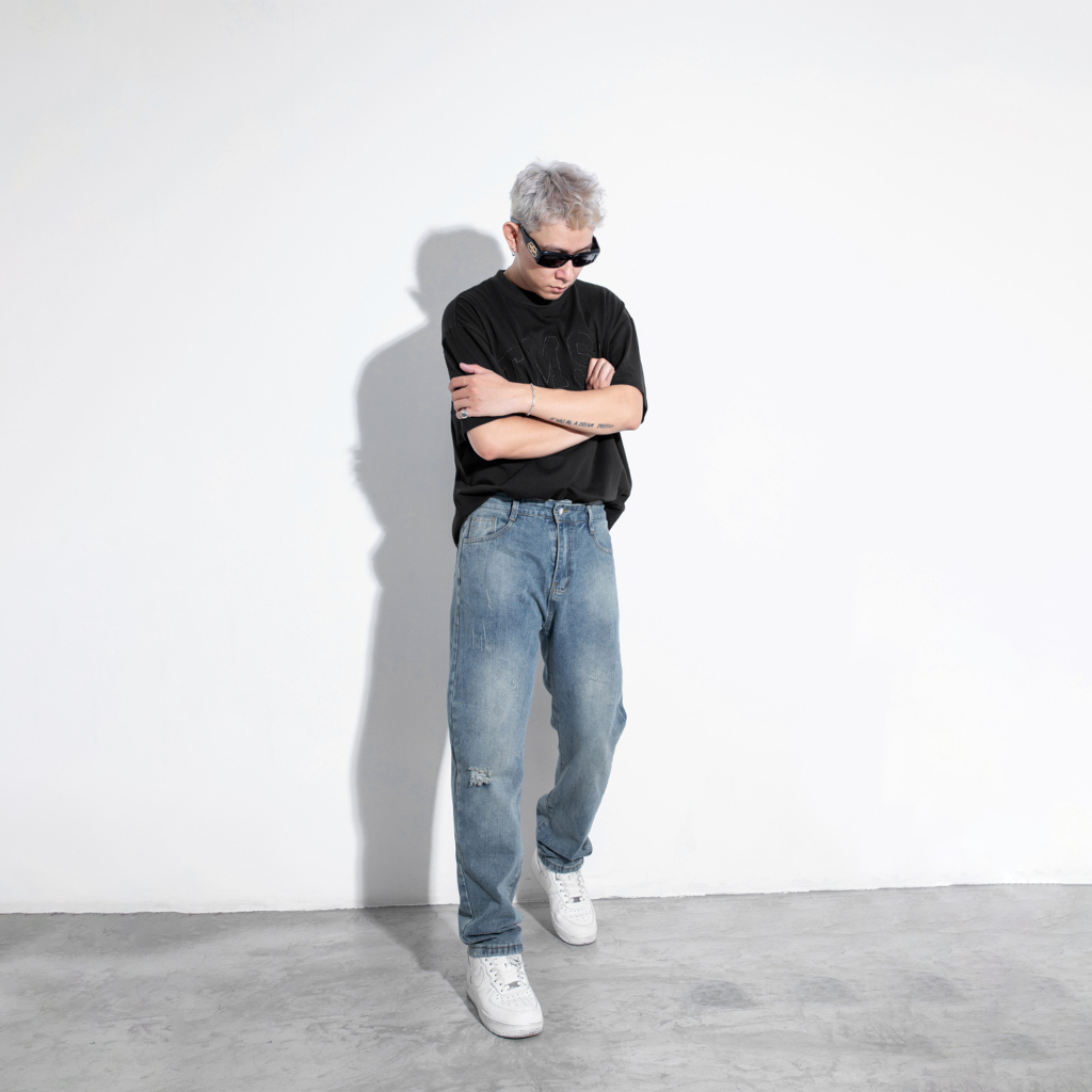 Quần jean nam cá tính Tum Machines STONE WASH – DENIM