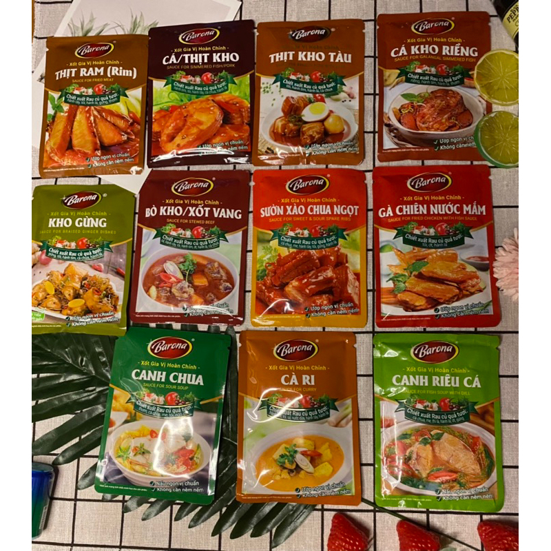 XỐT GIA VỊ HOÀN CHỈNH BARONA BÒ KHO