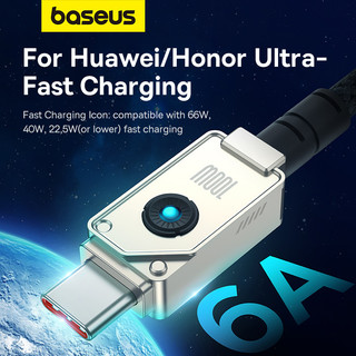 Cáp Sạc Siêu Bền Baseus Unbreakable Series USB to Type-C 100W | Bọc Sợi Aramid Chống Đứt