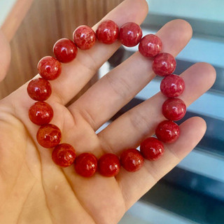 Vòng tay san h.ô đỏ thiên nhiên 10ly