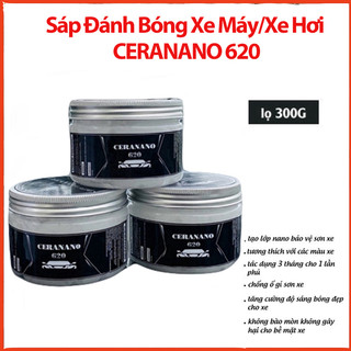 Sáp phủ bóng sơn xe ô tô ceranano 620 300g - phủ ceramic làm đẹp xe - đánh bóng sơn xe chống nước bẩn